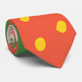 Cravate Joli motif de fraise (Roulé)