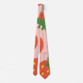 Cravate Joli motif de fraise (Dos)
