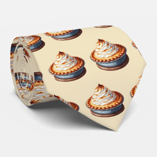Cravate Joli motif de tarte à la crème carrelée