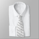Cravate Joli Noir et Blanc Vintage ornements de Noël<br><div class="desc">Joli Noir et Blanc Vintage ornements de Noël</div>