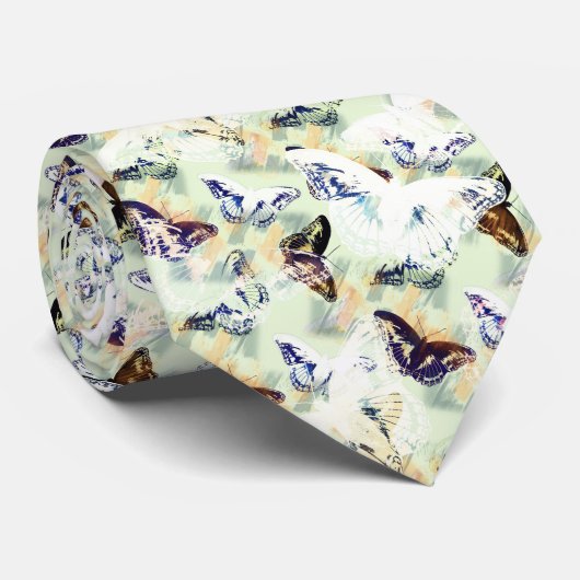 Cravate Joli papillon élégant coloré (Roulé)