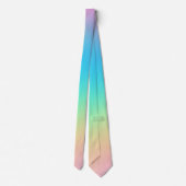 Cravate Joli Pastel Rainbow Mariage dégradé (Dos)