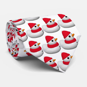 Cravate Joli Petit Canard de Neige Canard Bonhomme de Ne