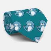 Cravate Joli phoque bleu (Roulé)