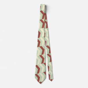 Cravate Joli rayé vert citron en herringbone