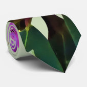 Cravate Joli Rhododendron rose (Roulé)