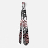 Cravate Joli Rose Gold Floral Illustration Motif (Dos)