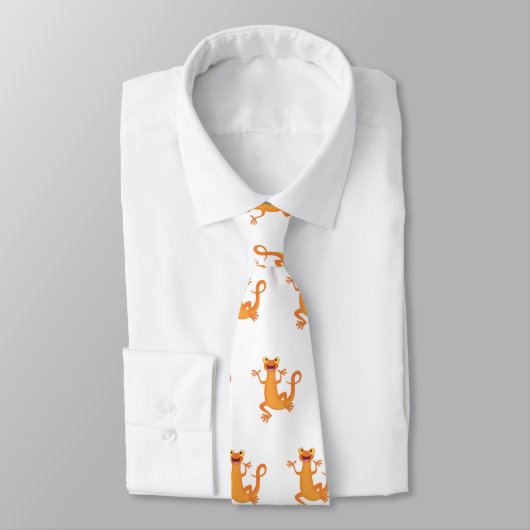 Cravate Joli triton orangé joyeux (Attaché)
