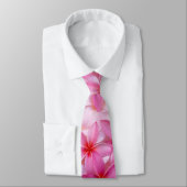 Cravate Jolies Fleurs D'Été Roses (Attaché)
