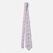 Cravate Jolis motifs paisley pastel (Dos)
