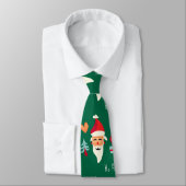 Cravate Jolly Père Noël Christmas Design (Attaché)
