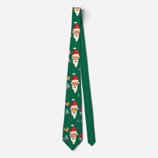 Cravate Jolly Père Noël Christmas Design (Devant)