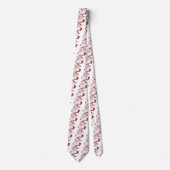 Cravate Jolly Santa Claus dans Red Fun Retro Joyeux Noël (Devant)