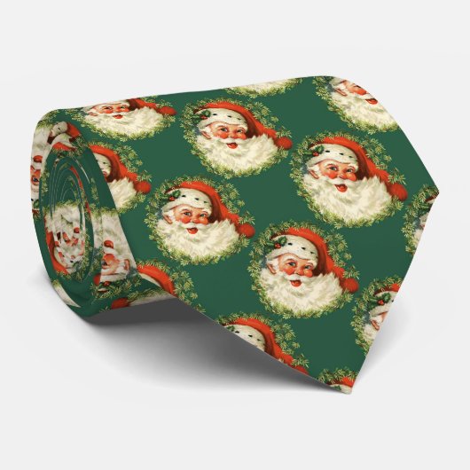 Cravate Jolly St Nicholas Motif Noël (Roulé)