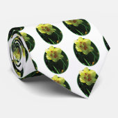 Cravate Jonquille Double Jaune (Roulé)