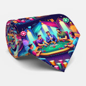 Cravate Jouer Cartes Jeu Poker (Roulé)
