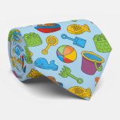 Cravate Jouets de plage Icônes (Roulé)