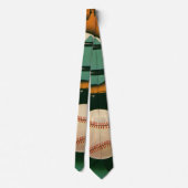 Cravate Joueur de baseball vintage, Catcher avec Mitt (Dos)