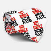 Cravate Joueur de guitare simple à chaud (Roulé)