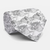 Cravate Jouez la 'ukulélé ! (Roulé)