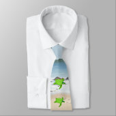 Cravate jour à la plage -1 (Attaché)