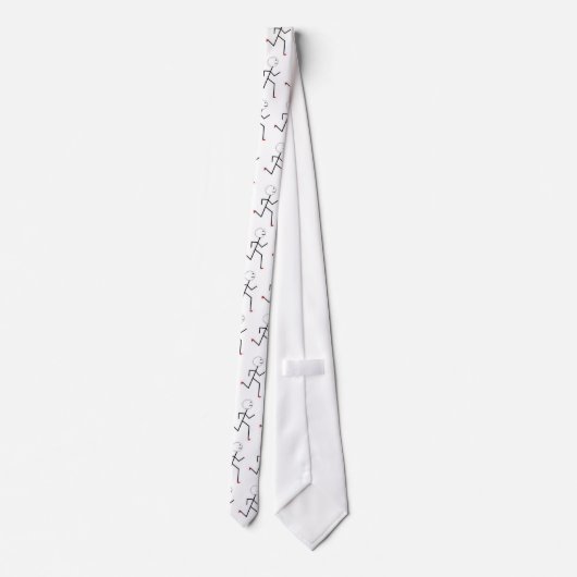 Cravate Jour de marathon au bureau (Dos)