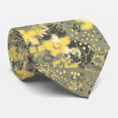 Cravate Jour Floral Vintage à deux côtés (Roulé)