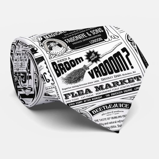 Cravate journal déplaisant (Roulé)