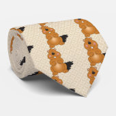 CRAVATE JOURNÉE DE GROUNDHOG (Roulé)