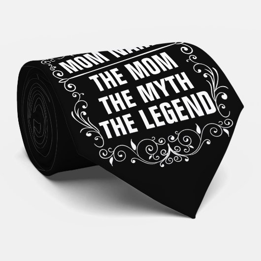 Cravate Journée des mères personnalisées (Roulé)