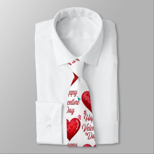 Cravate Joyeuse Saint-Valentin