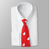 Cravate Joyeuse Saint-Valentin Moderne Motif d'Amour (Attaché)