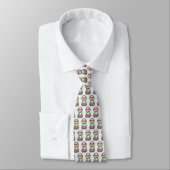 Cravate Joyeuse Sloth portant une chemise mignonne Motif (Attaché)