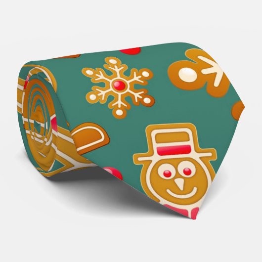 Cravate Joyeuses fêtes (Roulé)