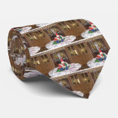 Cravate Joyeuses vacances de Noël loin de la maison Inspir (Roulé)