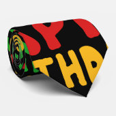 Cravate Joyeux Anniversaire Des Paroles De Ya Song (Roulé)