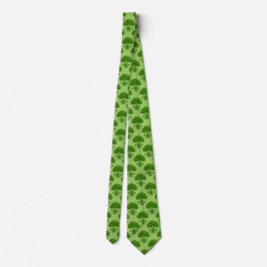 Cravate Joyeux Brocoli vert (Dos)