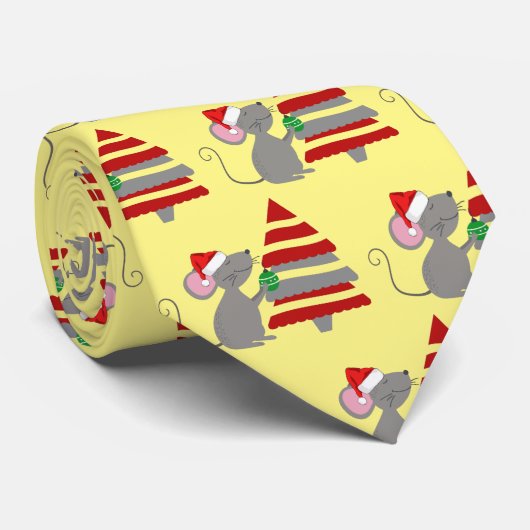 Cravate Joyeux ChrisMouse (Roulé)