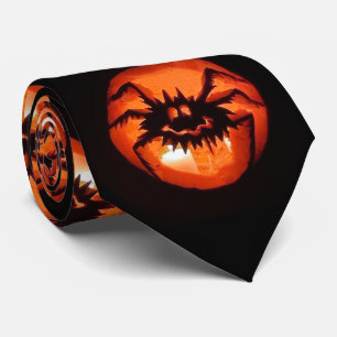 Cravate Joyeux Citrouilles d'Halloween