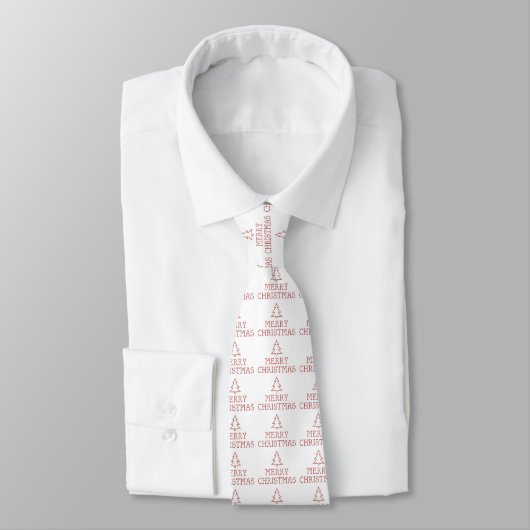 Cravate Joyeux croix de Noël (Attaché)