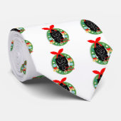 Cravate joyeux gorille de noël (Roulé)