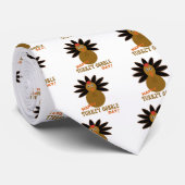 Cravate Joyeux Jour de la grogne turque Thanksgiving (Roulé)