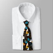 Cravate Joyeux Motif nager une patte de canards (Attaché)
