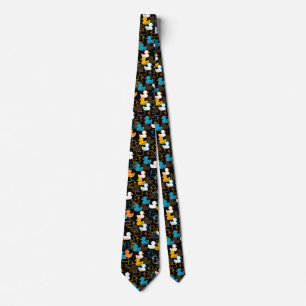 Cravate Joyeux Motif nager une patte de canards
