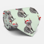 Cravate Joyeux Noël australien Koala (Roulé)