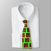 Cravate Joyeux Noël et une bonne année (Attaché)