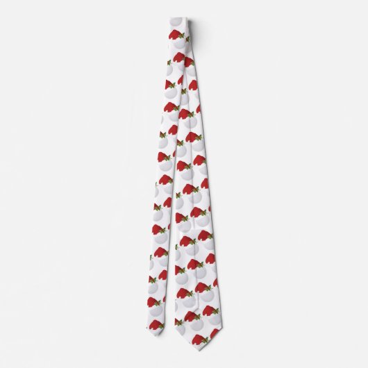 Cravate Joyeux Noël Golf Design (Dos)