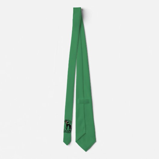 Cravate Joyeux Noël Greyhound Reindeer (Dos)