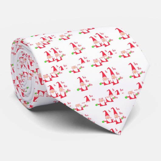 Cravate Joyeux Noël Joyeux Noël Drôle Père Noël Hohoho (Roulé)