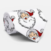 Cravate joyeux noël santa claus (Roulé)